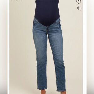 Pink Blush Maternity - Blue Slim Straight Jeans